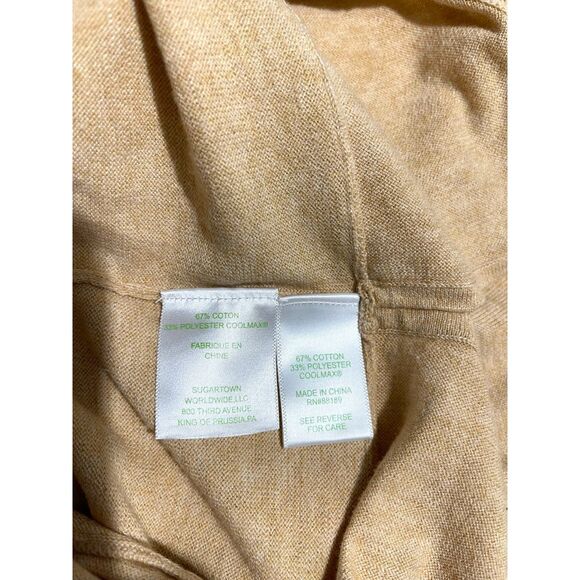 Lilly Pulitzer sweater boho tunic tazel neutral sugar tan casual women XXS - Picture 4 of 5